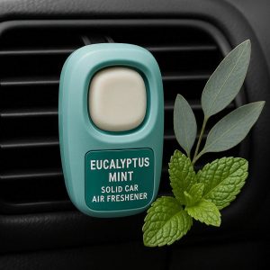 20 Eucalyptus Mint Solid Car Air Freshener Compact for Small Spaces in Cars