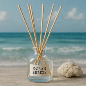 23 Ocean Breeze Reed Diffuser Natural Rattan Sticks for Coastal Vibes