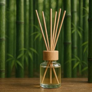 27 Bamboo Forest Reed Diffuser with Natural Reeds for Zen Atmosphere