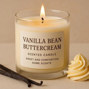9 Vanilla Bean Buttercream Scented Candle for Sweet and Comforting Home Scents